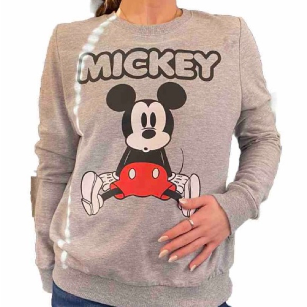 M. Vintage Disney Grey Mickey Mouse Sweatshirt